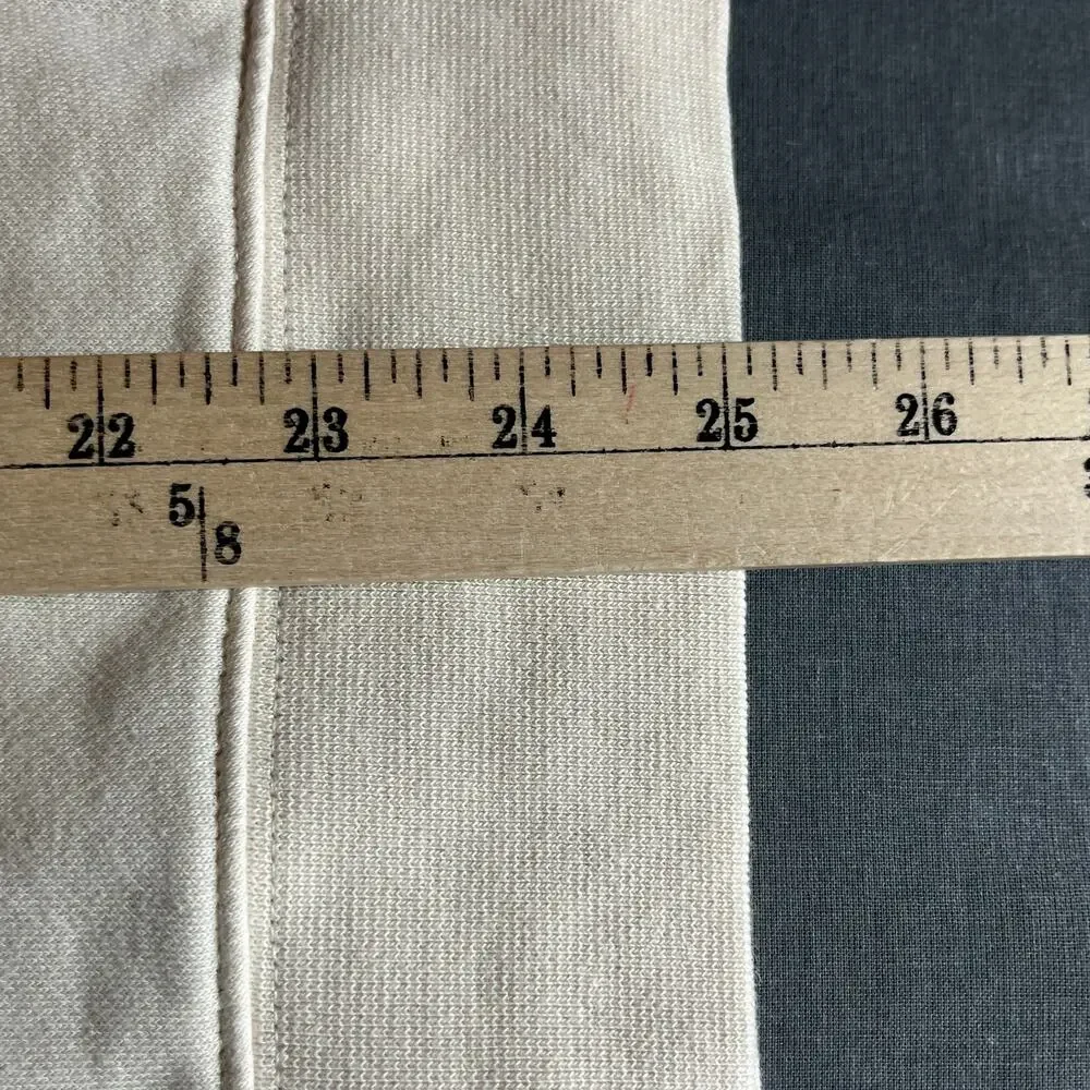 Banana Republic Hoodie‎ Sweatshirt Mens Medium Cream Pullover Long Sleeves